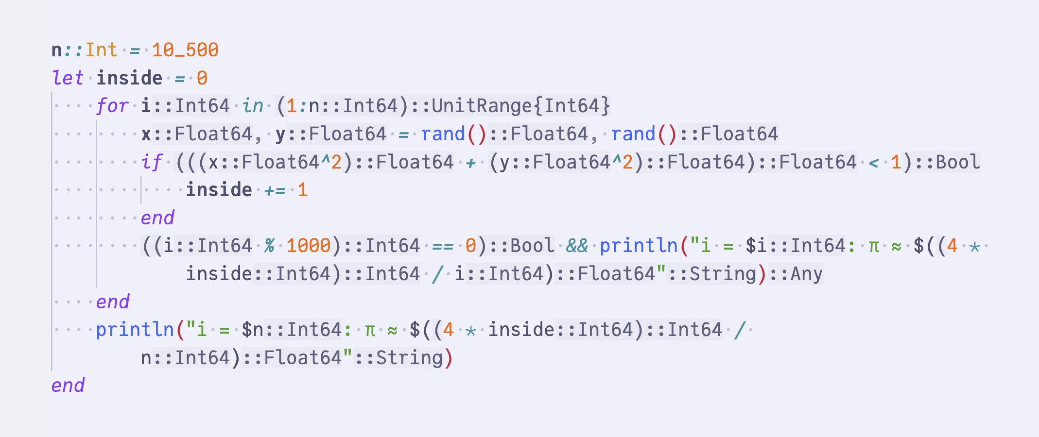 Type hints — top-level chunk inference