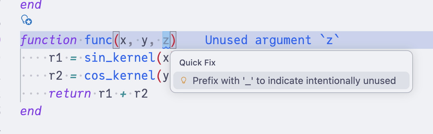 Prefix unused argument with underscore